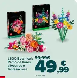 Carrefour Lego - lego botanicals ramo de flores silvestres o fantasía rosa oferta
