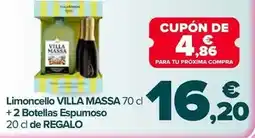 Carrefour Villa massa - limoncello + 2 botellas espumoso de regalo oferta