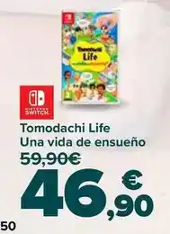 Carrefour Nintendo switch - tomodachi life una vida de ensueño oferta