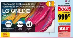 Carrefour Lg - tv 86'' 86qned80a6a oferta