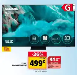 Carrefour Samsung - tv 65'' tq65q7f5auxxc oferta