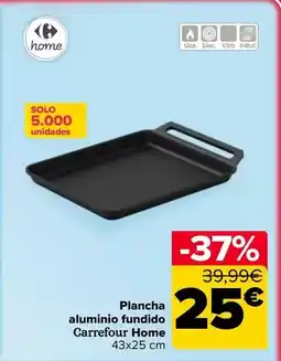 Carrefour Carrefour home - plancha aluminio fundido oferta
