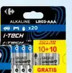 Carrefour Carrefour - pack 10+10 pilas aaa oferta