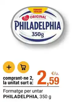BonpreuEsclat Philadelphia - formatge per untar oferta