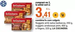 BonpreuEsclat La cocinera - nuggets amb salsa barbacoa oferta