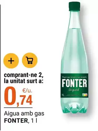 BonpreuEsclat Fonter - aigua amb gas oferta