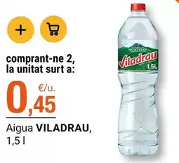 BonpreuEsclat Viladrau - aigua oferta