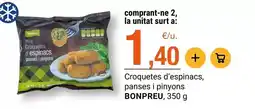BonpreuEsclat Bonpreu - croquetes d'espinacs, panses i pinyons oferta