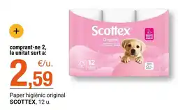 BonpreuEsclat Scottex - paper higienic original oferta