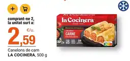 BonpreuEsclat La cocinera - canelons de carn oferta