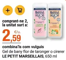 BonpreuEsclat Le petit marseillais - gel de bany flor de taronger o cirerer oferta