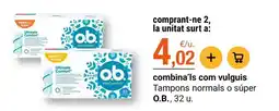 BonpreuEsclat Ob - tampons normals o súper oferta