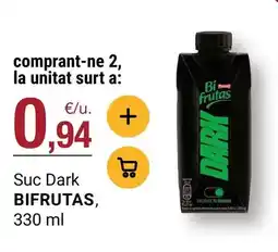 BonpreuEsclat Bifrutas - suc dark oferta