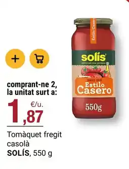 BonpreuEsclat Solís - tomàquet fregit casola oferta