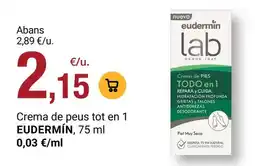 BonpreuEsclat Eudermin - crema de peus tot en 1 oferta