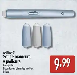 ALDI AMBIANO Set de manicura y pedicura oferta