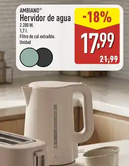 ALDI AMBIANO Hervidor de agua oferta