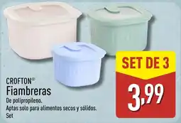 ALDI CROFTON Fiambreras oferta
