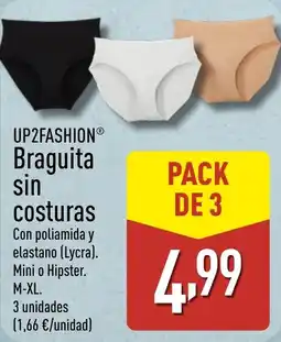 ALDI UP2FASHION Braguita sin costuras oferta