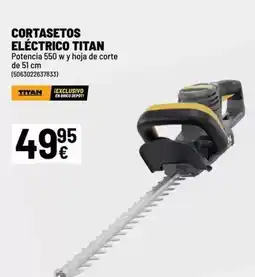 Brico Depôt Titan - cortasetos eléctrico oferta