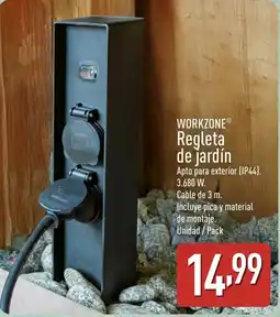 ALDI WORKZONE Regleta de jardín oferta