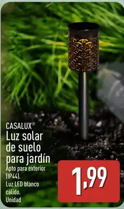 ALDI CASALUX Luz solar de suelo para jardín oferta