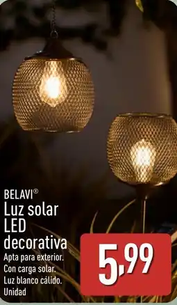ALDI BELAVI Luz solar LED decorativa oferta