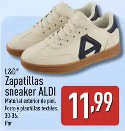 ALDI L&D Zapatillas sneaker ALDI oferta