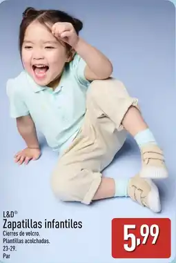 ALDI L&D Zapatillas infantiles oferta