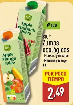 ALDI BIO Zumos ecológicos oferta