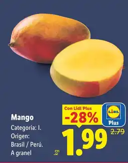 Lidl Mango oferta