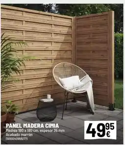 Brico Depôt Panel madera cima oferta