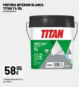 Brico Depôt Titan - pintura interior blanca oferta