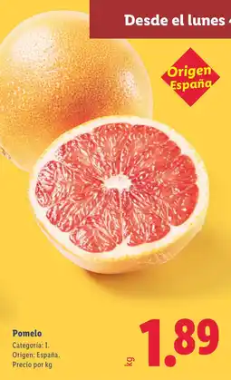 Lidl Pomelo oferta