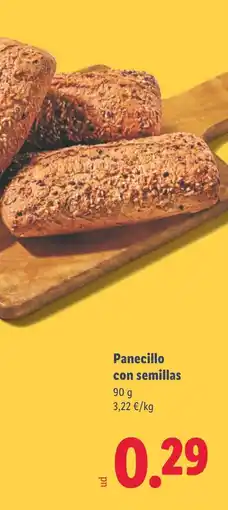 Lidl Panecillo con semillas oferta