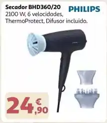 Alcampo Philips - secador bhd360/20 oferta
