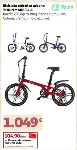 Alcampo Youin - bicicleta eléctrica urbana oferta