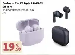 Alcampo Style - auricular tw bt 2 energy oferta