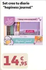 Alcampo Crea - set tu diario hapiness journal oferta