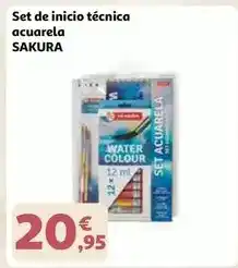 Alcampo Set de inicio técnica acuarela oferta