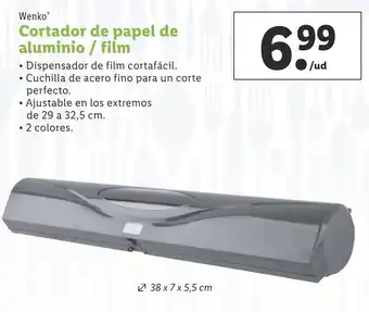 Lidl Cortador de Papel de Aluminio / Film oferta