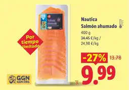 Lidl Nautica Salmón ahumado oferta