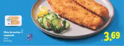 Lidl Filete de merluza empanado oferta