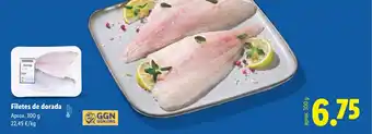 Lidl Filetes de dorada oferta