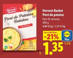 Lidl HARVEST BASKET Puré de patatas oferta