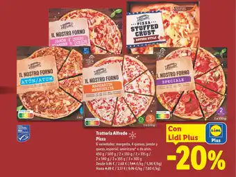 Lidl Trattoria Alfredo Pizza oferta