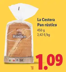 Lidl LA CESTERA Pan rústico oferta