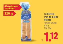 Lidl LA CESTERA Pan de molde blanco oferta