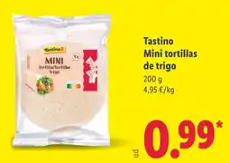Lidl TASTINO Mini tortillas de trigo oferta