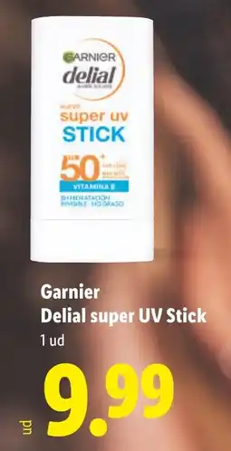 Lidl GARNIER Delial super UV Stick oferta